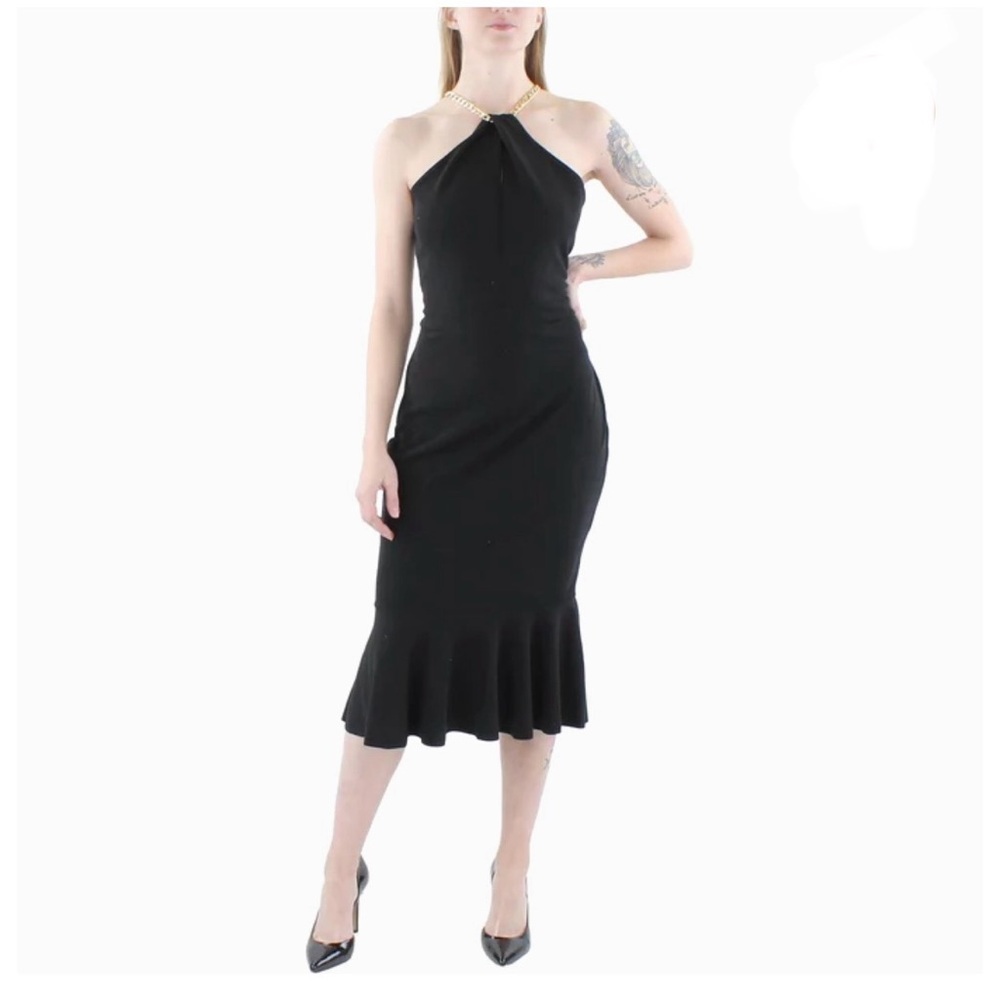 Quiz chain halter neck dress